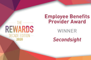 Secondsight win Employee Benefits Provider Award