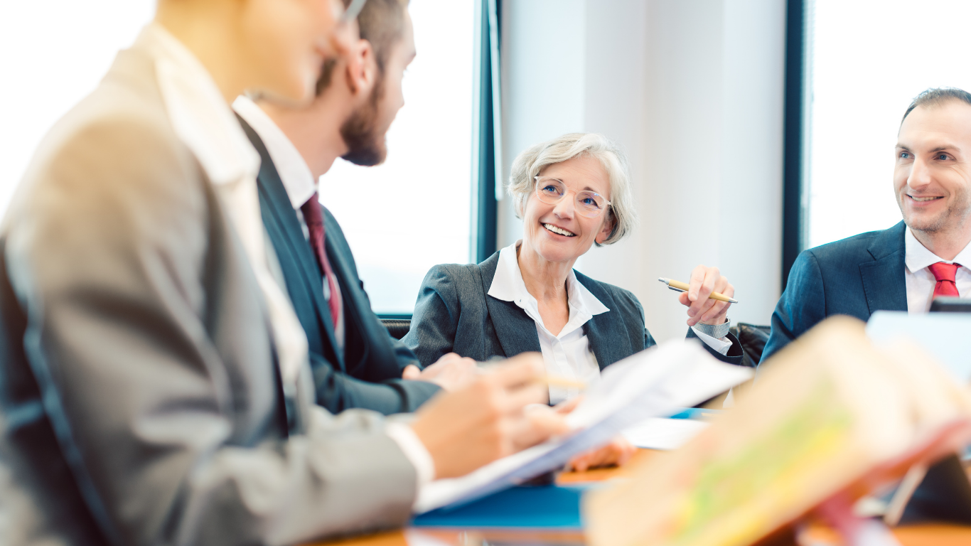 Law firm case meeting